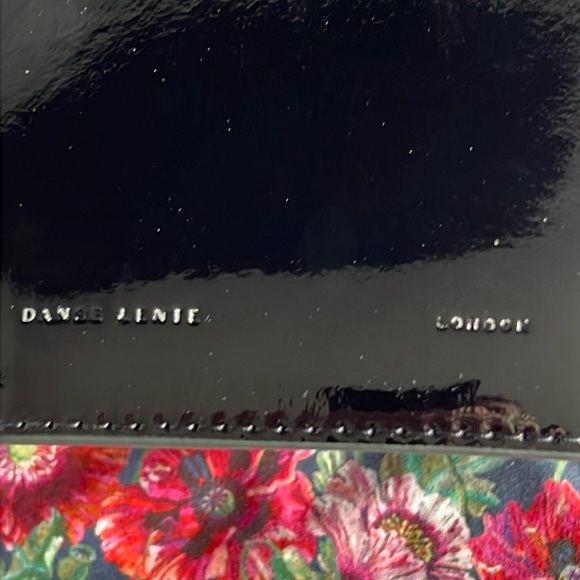 Patent Blue & Black Danse Lente London Johnny Bag - Picture 3 of 11